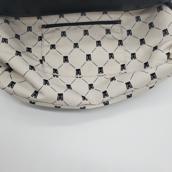 Antonio Melini Black Stachel with Gold Hardware and Three Compartment - Picture 16 of 16